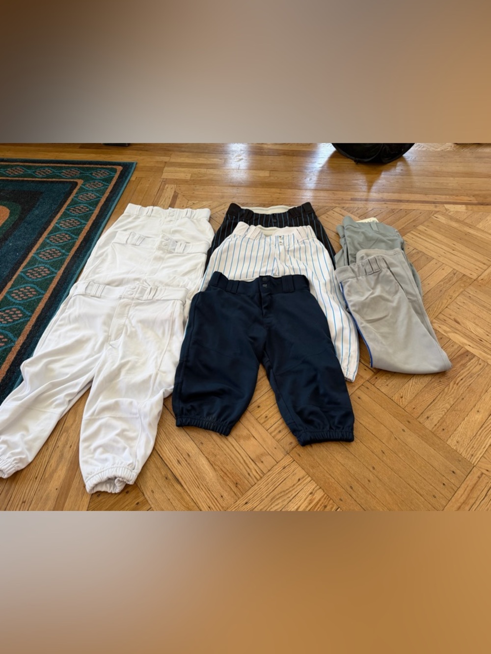 Kids Navy Baseball Pants - size 12 yxl huge bundle